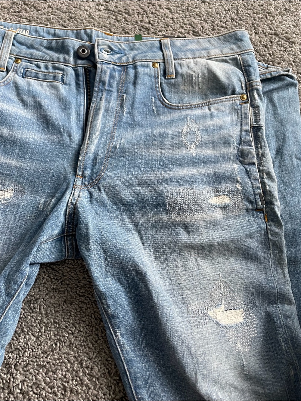 G-Star D-Staq Light Blue Denim Jeans